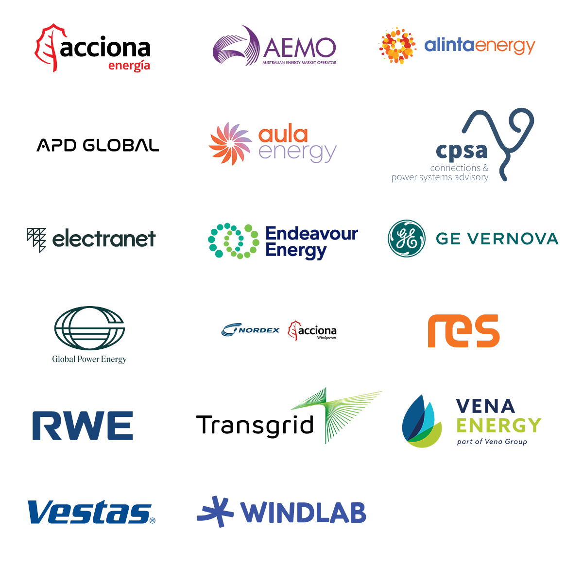 Partnered organisations