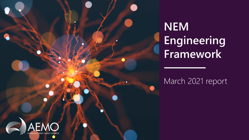 NEM Engineering Framework March 2021 Report cover image