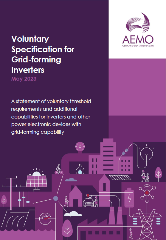 Voluntary Specification for Grid-Forming Inverters report cover