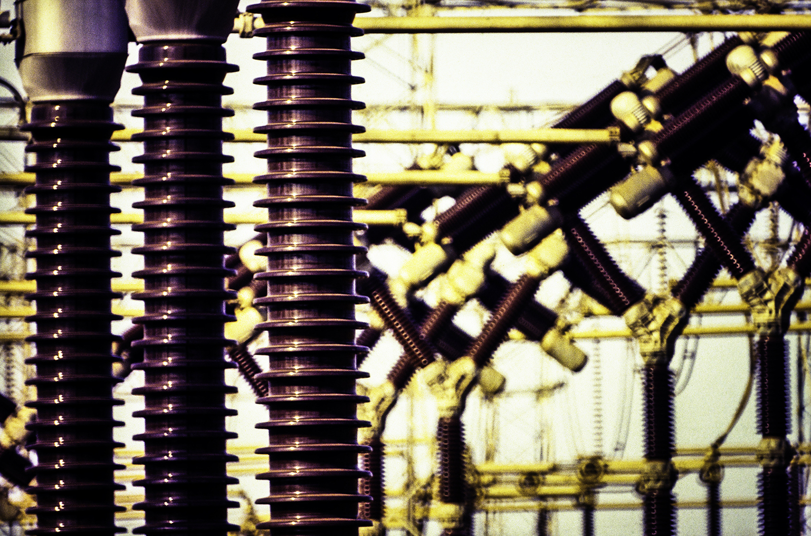 Electrical substation close up
