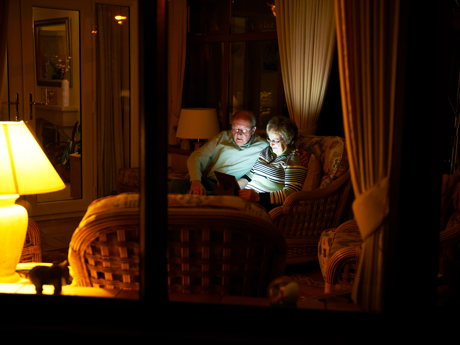 Grandparents at home 
