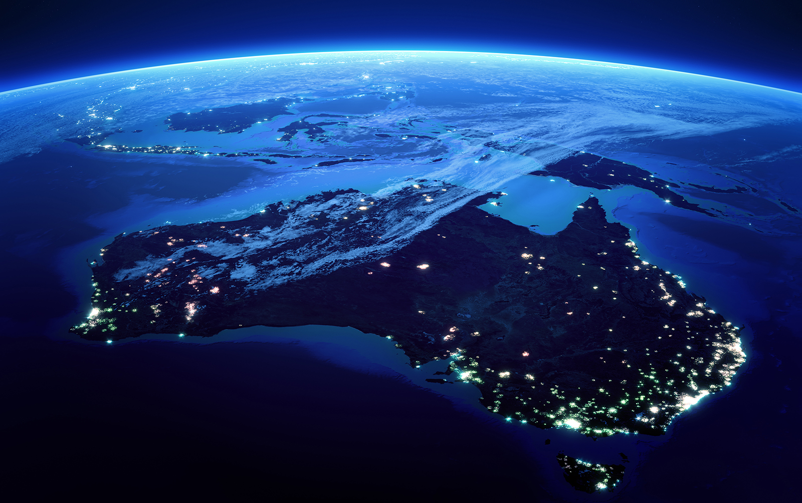 Australia from space