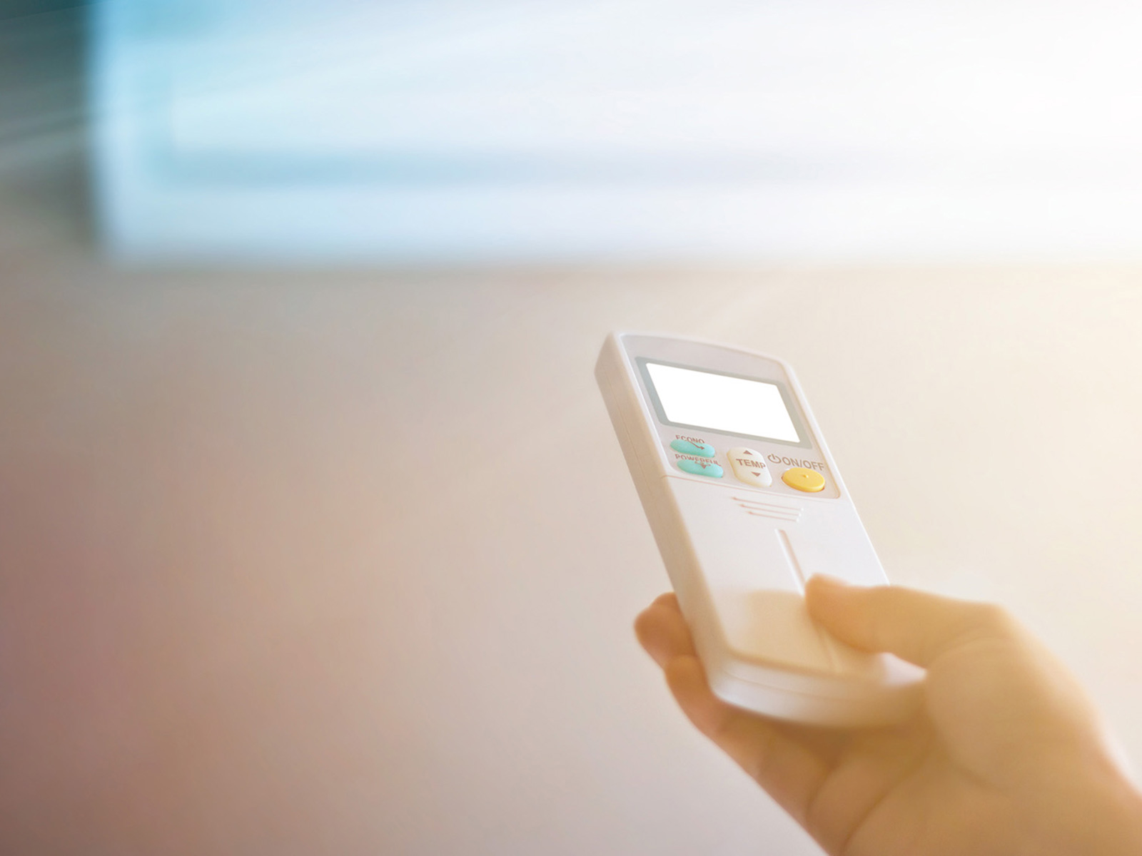 A remote control for a heat pump